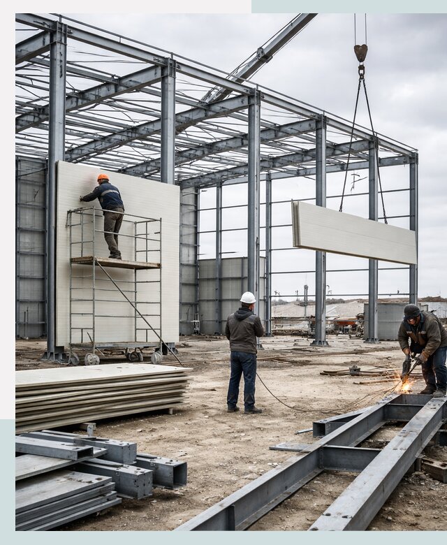 Быстровозводимые производственные здания под ключ в Самаре